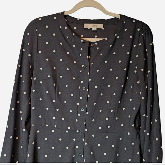 Pre-owned Polka Dot Black Dress - Picture 5 of 7